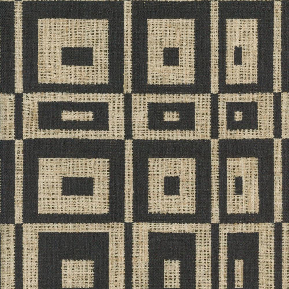Roth & Tompkins Cubic Raven Fabric